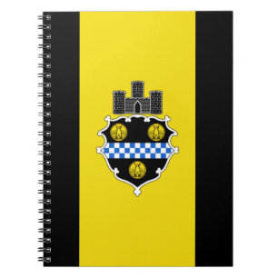 Flag Pittsburgh, Pennsylvania Notebook Notizblock