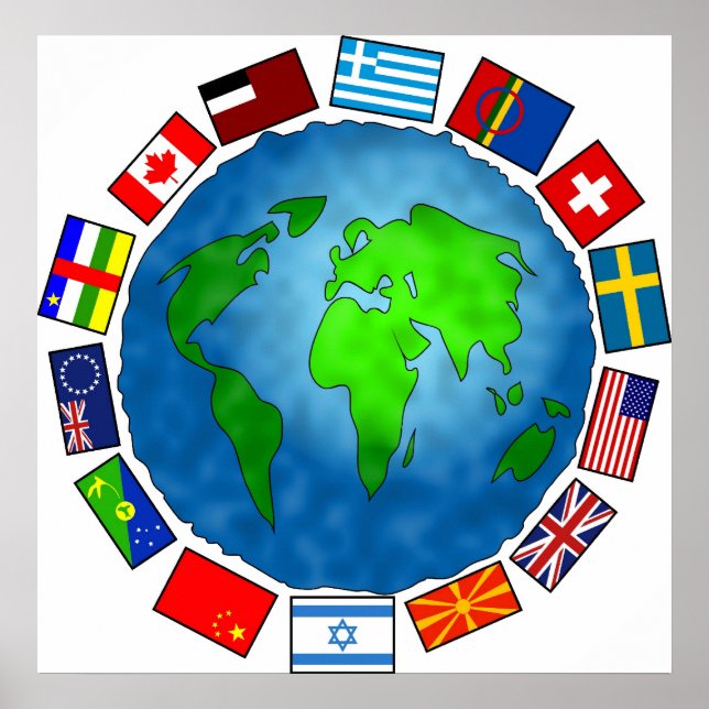 Flag Planet Poster (Vorne)