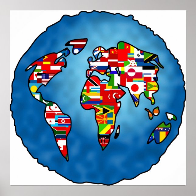 Flag Planet Poster (Vorne)