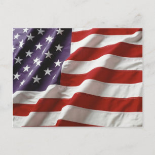 Flag Proud and Patriotic USA Postkarte