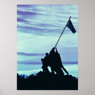Flag Raising auf Iwo Jima Poster