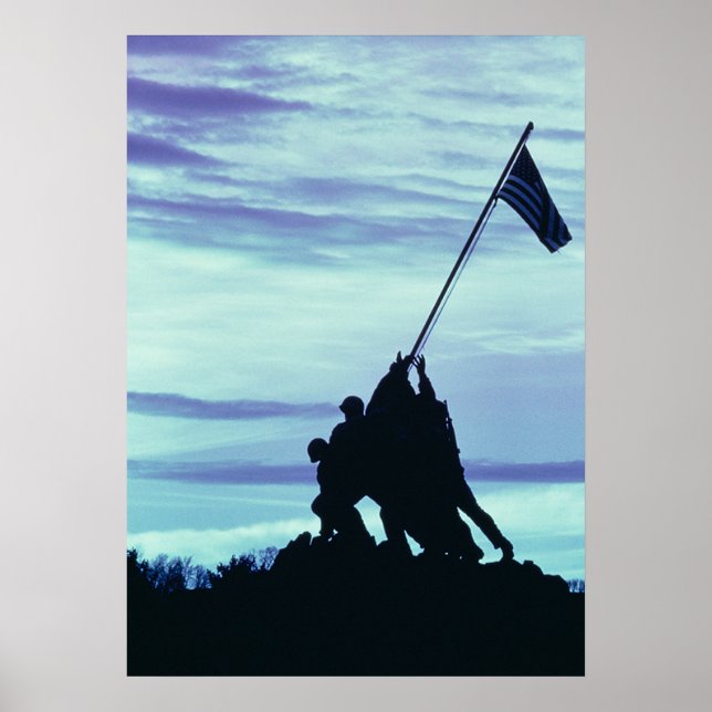 Flag Raising auf Iwo Jima Poster (Vorne)