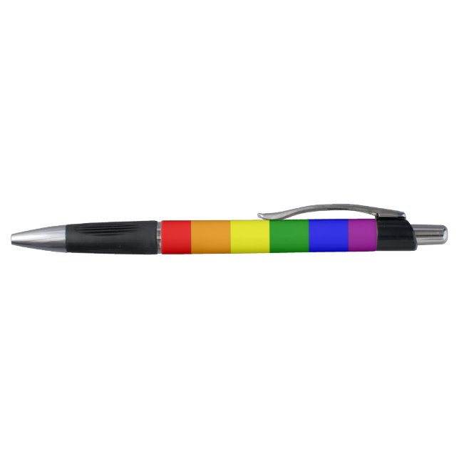 Flag-Regenbogenfarben LGBTQIA+ Kugelschreiber (Oberseite)