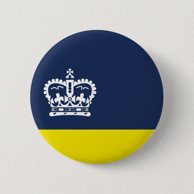 Flag Regina, Saskatchewan Button (Vorderseite)