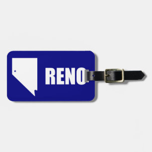 Flag Reno, Nevada Gepäckmarke Gepäckanhänger