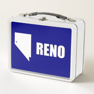Flag Reno, Nevada Metal Lunch Box