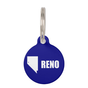 Flag Reno, Nevada Pet ID Tag Haustiermarke