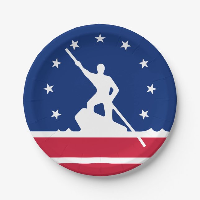 Flag Richmond, Virginia Paper Tellers Pappteller (Vorderseite)