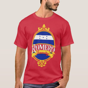 Flag Romero Family Honduras T-Shirt