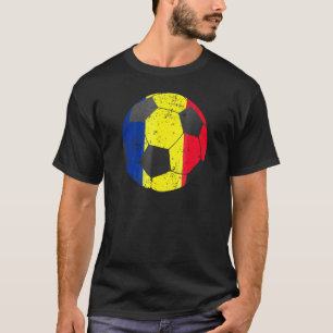 Flag Rumänien - Fußballball - Rumänien - Flagge T-Shirt