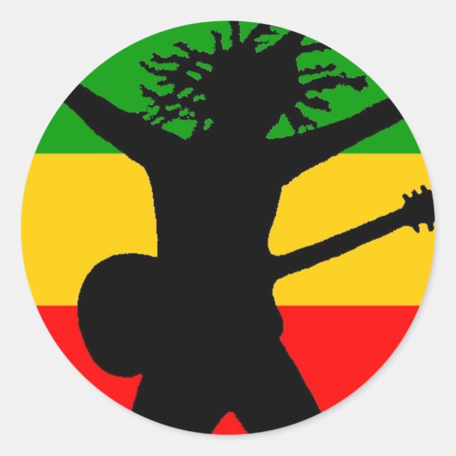 Flag Runder Aufkleber (Vorderseite)