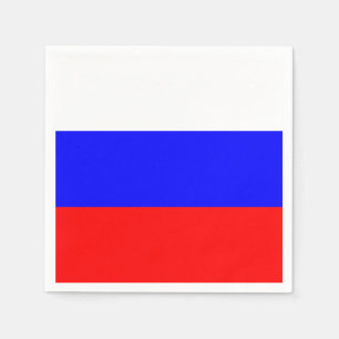 Flag Russland Papier Napkins Serviette