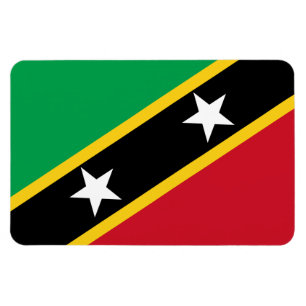 Flag Saint Kitts & Nevis Magnet