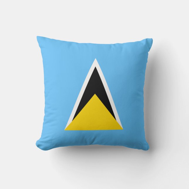 Flag Saint Lucia x Flag Kissen (Vorderseite)