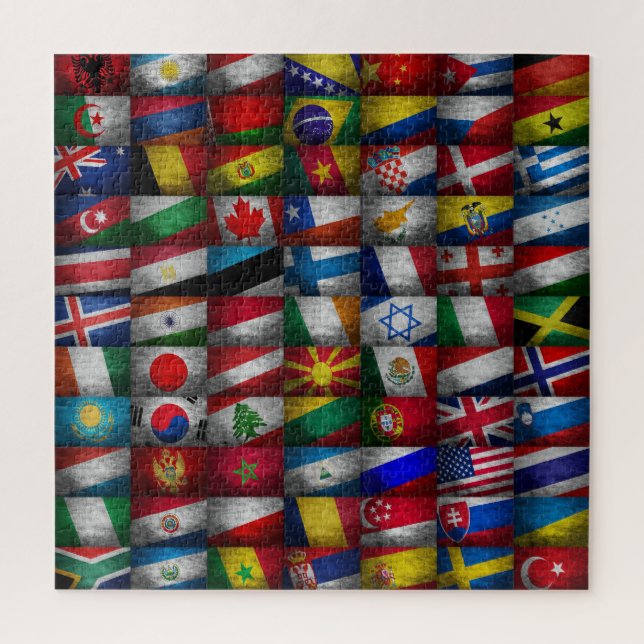 Flag-Sammlung Puzzle (Vertikal)