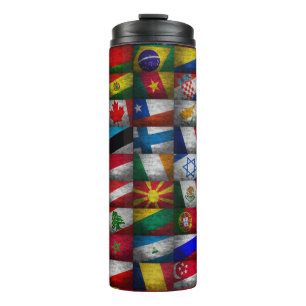 Flag-Sammlung Thermosbecher