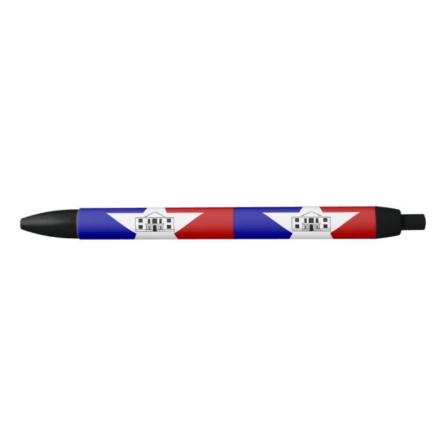 Flag San Antonio, Texas Black Ink Pen Kugelschreiber (Vorderseite)