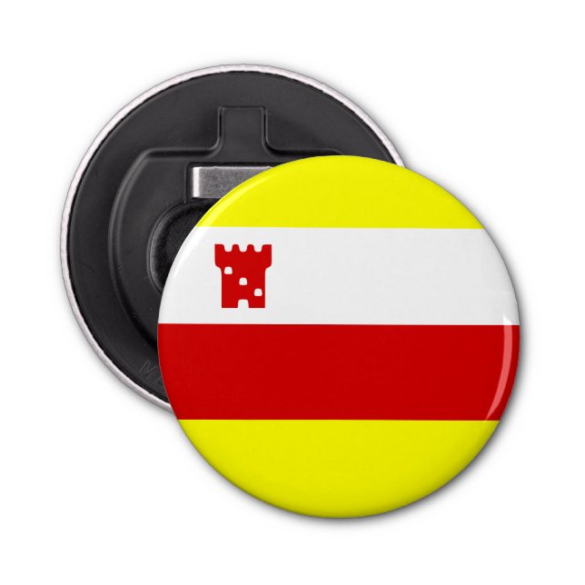 Flag Santa Barbara, Kalifornien Flaschenöffner (Vorderseite)