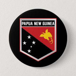 Flag-Schild für Papua-neue Guinea Button