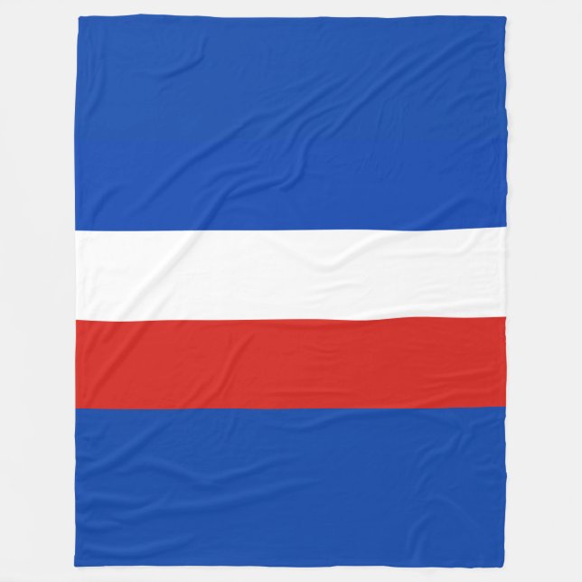 Flag Schleswig-Holstein Fleece Blanket (Vorderseite)