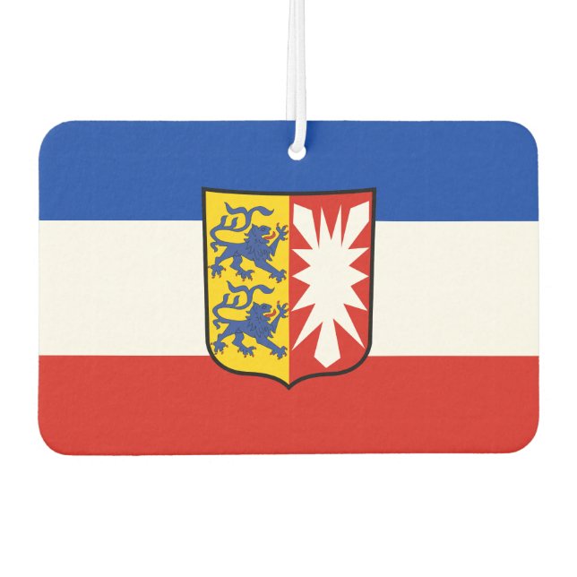 Flag Schleswig-Holstein Mouse Pad Autolufterfrischer (Vorderseite)