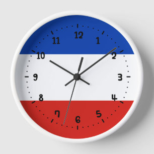 Flag Schleswig-Holstein-Uhr Uhr