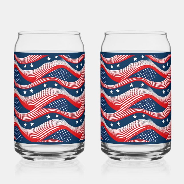 Flag Soda Glass Dosenglas (Vorderseite)