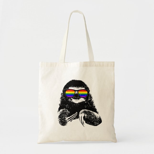 Flag-Sonnenbrille mit Flag LGBTQ Tragetasche (Vorne)