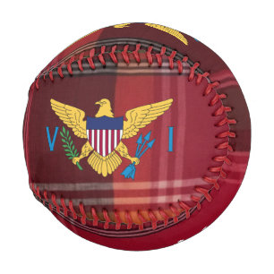Flag St. Croix Madras Custom Jungfrau Islands Baseball