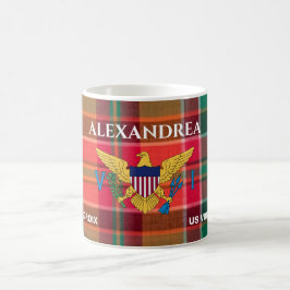 Flag St. Croix Madras Custom Jungfrau Islands Kaffeetasse