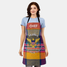 Flag St. Croix Madras USVI Jungfrau Schürze