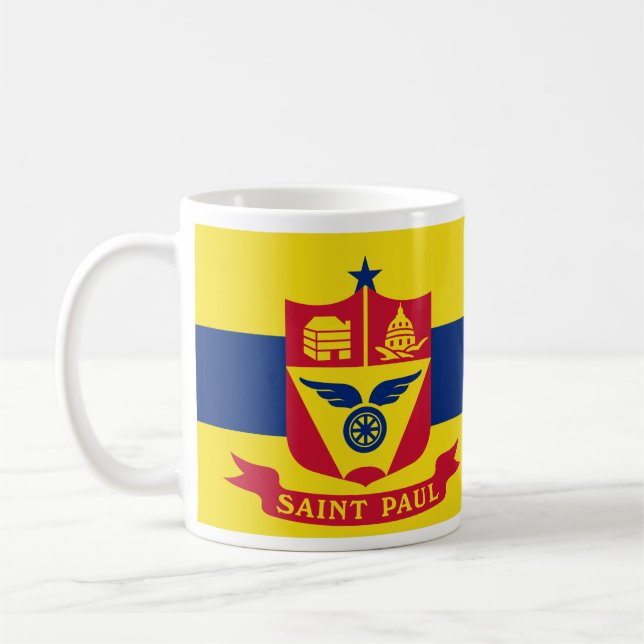 Flag St Paul, Minnesota Tasse (Links)