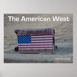 Flag Stall - The American West - Poster