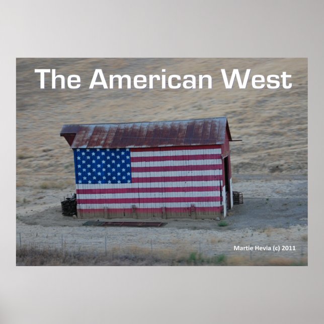 Flag Stall - The American West - Poster (Vorne)