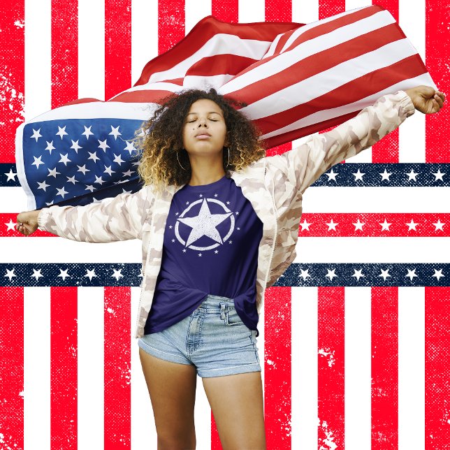 Flag Star T-Shirt (Von Creator hochgeladen)