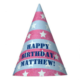 Flag Stars & Streifen Patriotic Partyhütchen