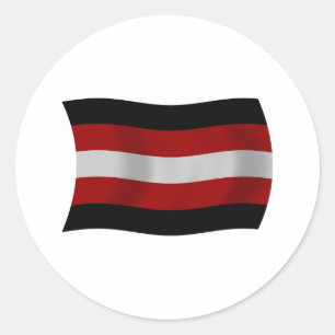 Flag-Sticker Runder Aufkleber