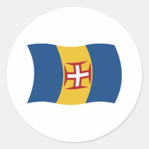 Flag-Sticker Runder Aufkleber