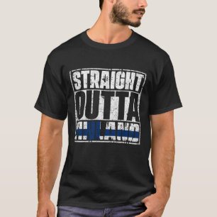 Flag "Straight Outta Finland" T-Shirt