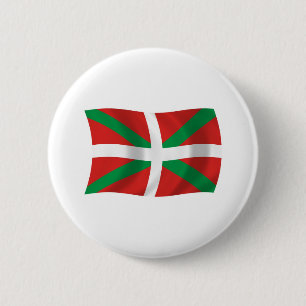Flag-Taste für baskische Leute Button