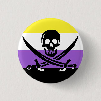 Flag-Taste für den nicht binären Piraten Button