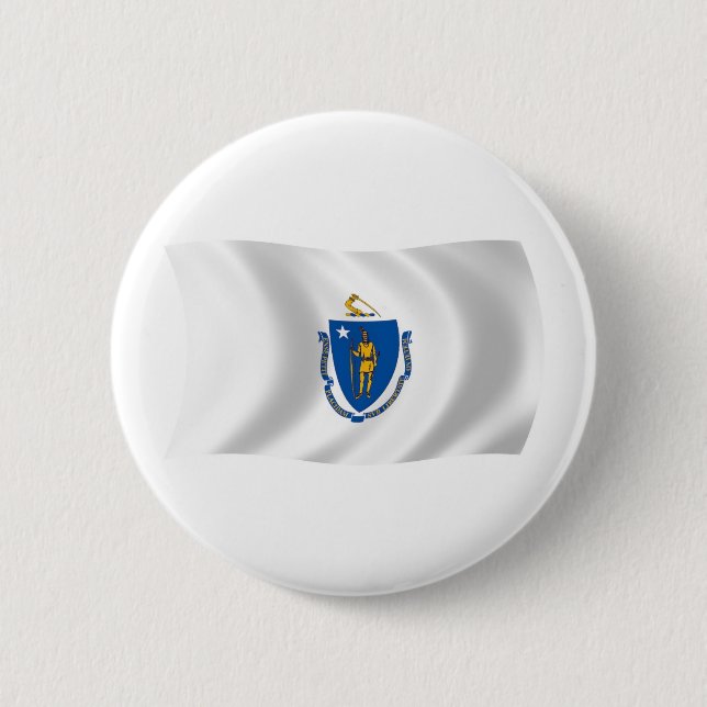Flag-Taste für Massachusetts Button (Vorderseite)