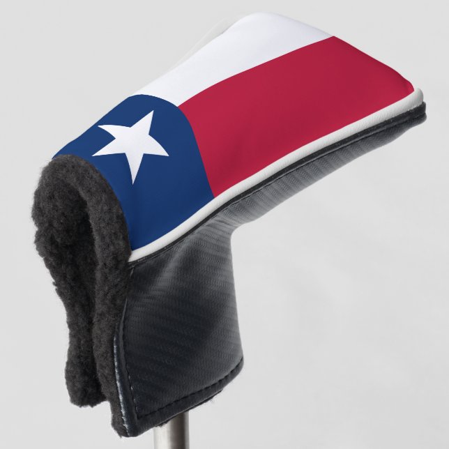 Flag Texas Lone Star Staat Golf Headcover (3/4 Vorderseite)