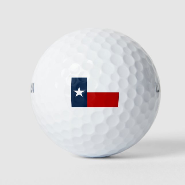 Flag Texas Lone Star Staat Golfball (Vorderseite)