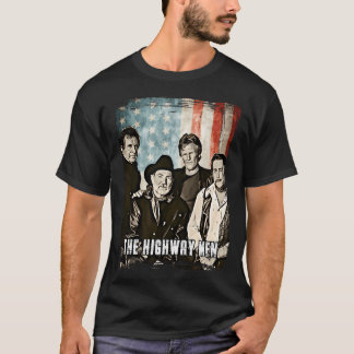 Flag The Highwaymen Band 35 Jahre Jubiläumsgeschen T-Shirt