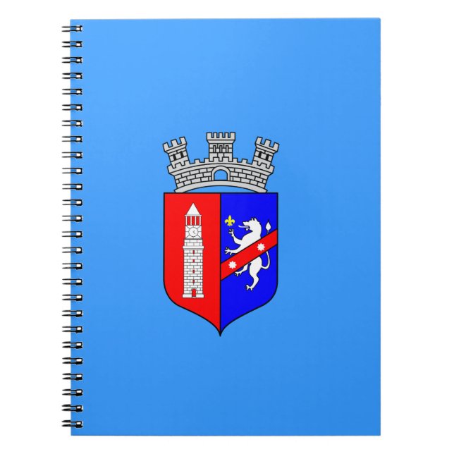 Flag Tirana, Albanien Notebook Notizblock (Vorderseite)