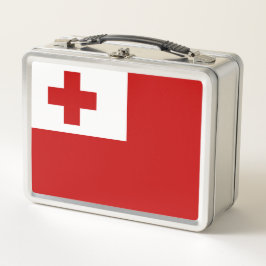Flag Tonga Metal Lunch Box