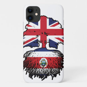 Flag "Treots" von Costa Rica Costa Rica British UK Case-Mate iPhone Hülle