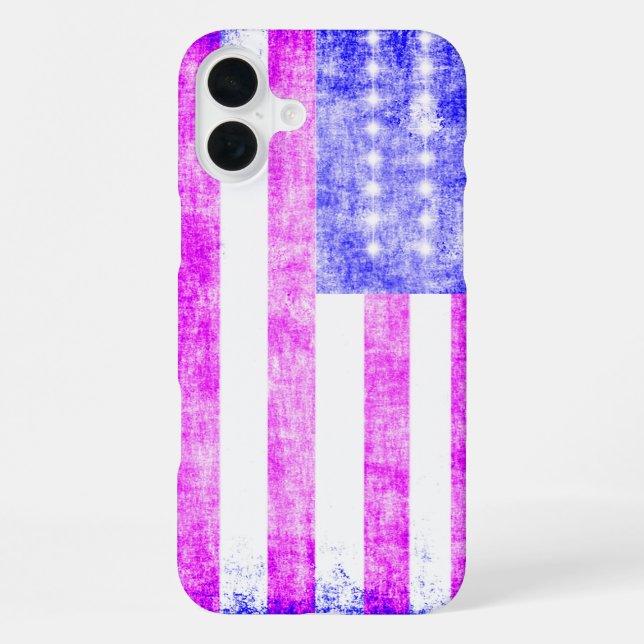 Flag U.S. iPhone Hülle (Rückseite)