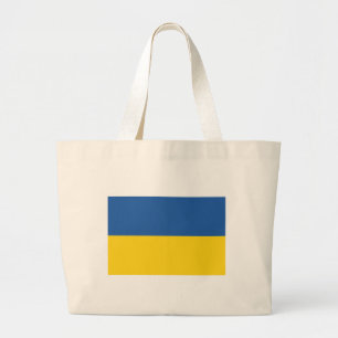 Flag Ukraine Button Tote Beutel Jumbo Stoffbeutel